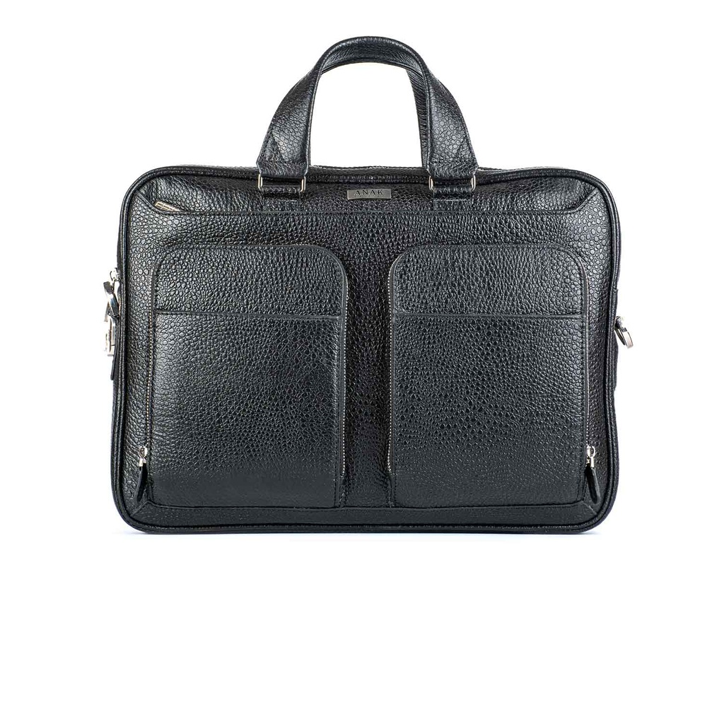 [489] Tony Briefcase Bag(Cheetah) (Black)