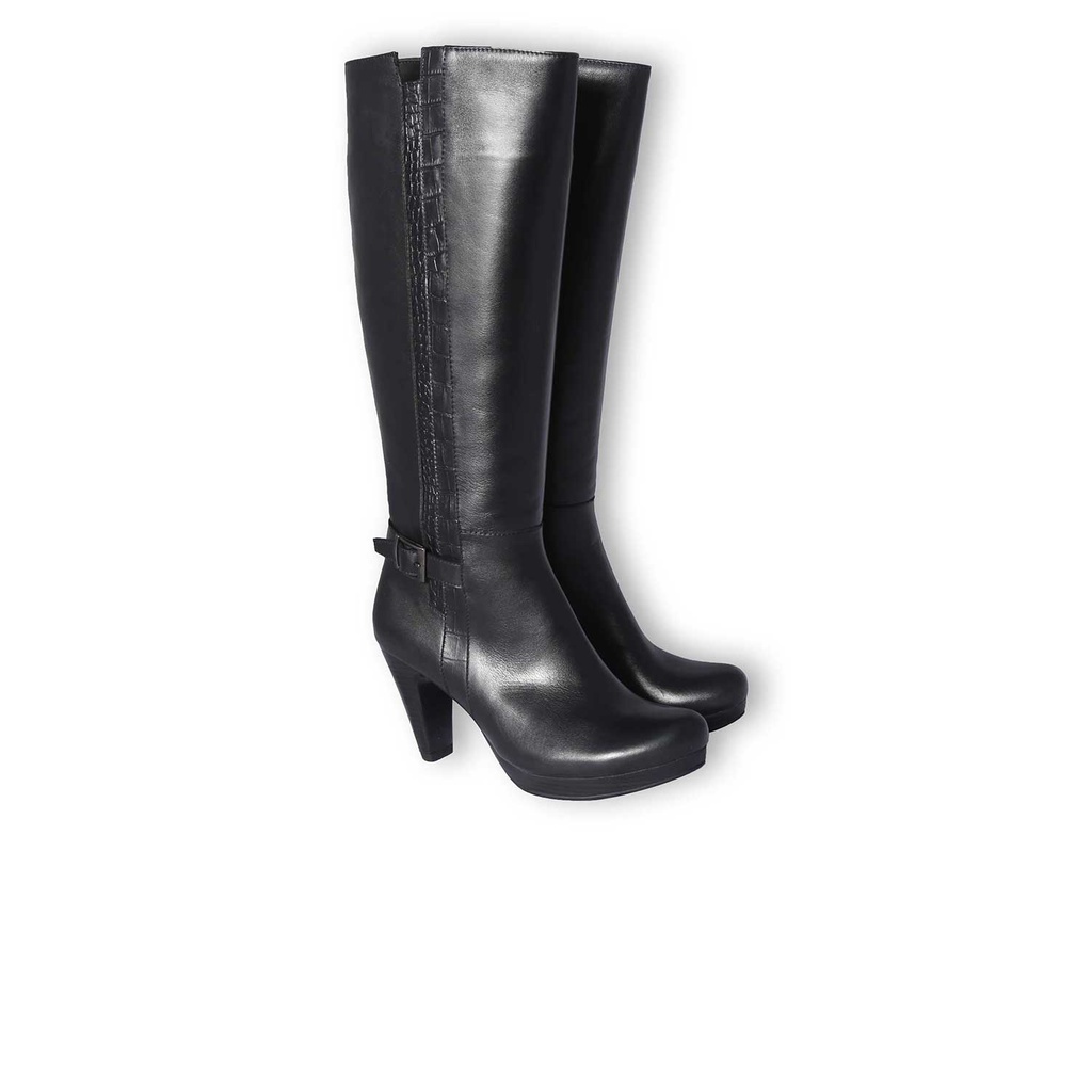 [146] Women's Boots Model 4866(Nappa) (36, Black)
